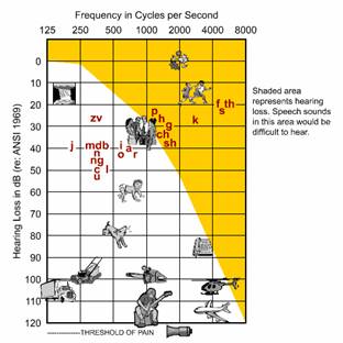 Freedom Scope - Hearing Loss Diagram