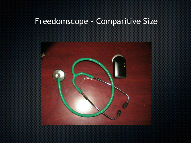 freedomscope stethoscope comparative size